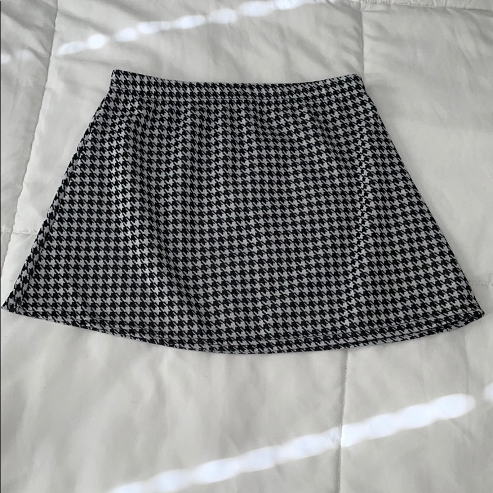 Rokoko Knitted Mini Skirt Check Set